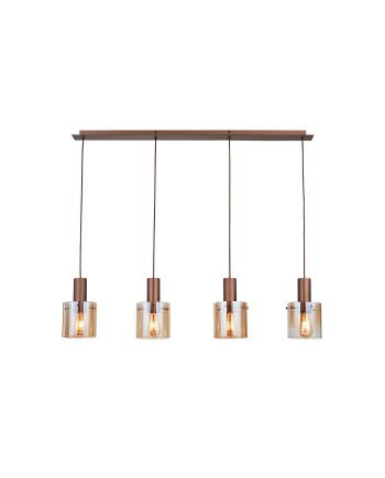 I3-VENIZE- LAMPARA 4L COBRE-AMBAR